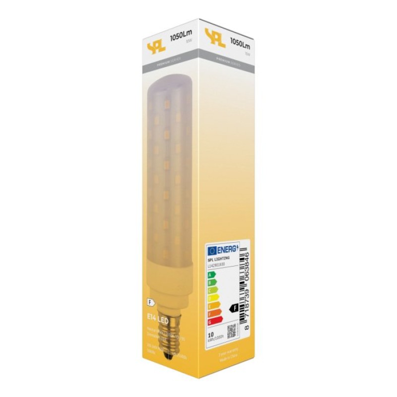 Preview: SPL LED Röhre T29x118 E14 10 W 1050 lm 3000K opal dimmbar
