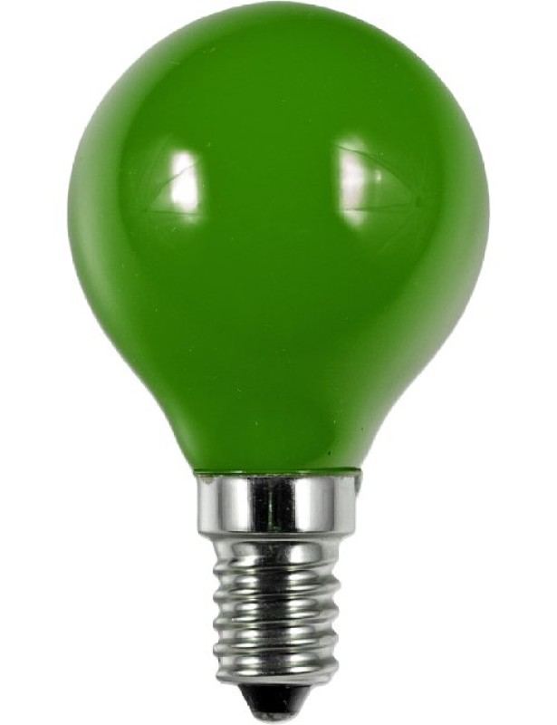 SPL LED Filament Globe G45x75 E14 1 W 8 lm Grün