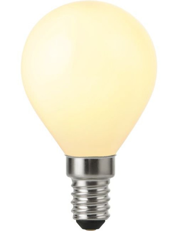 Preview: SPL LED Filament Dim to Warm Kerze G45x75 E14 4 W 320 lm 2000–2700K opal dimmbar