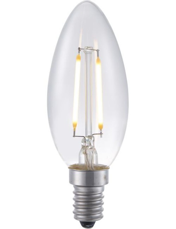 Preview: SPL LED Filament Kerze C35x97 E14 2,8 W 250 lm 2700K klar dimmbar