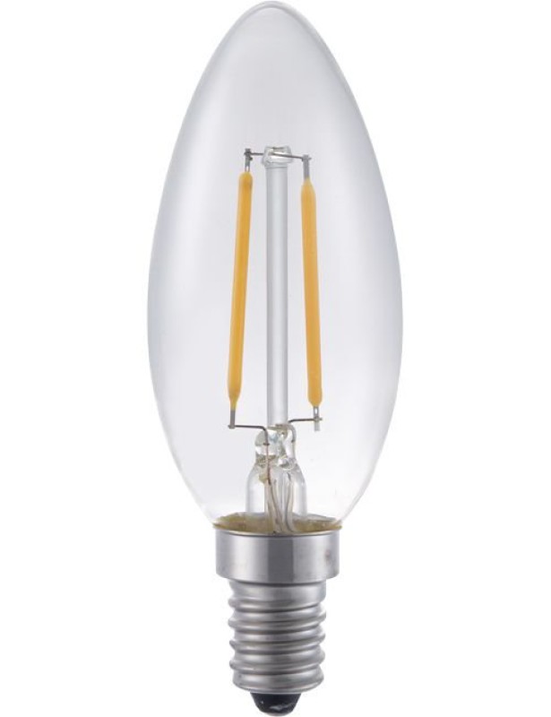 SPL LED Filament Kerze C35x97 E14 2,8 W 250 lm 2700K klar dimmbar