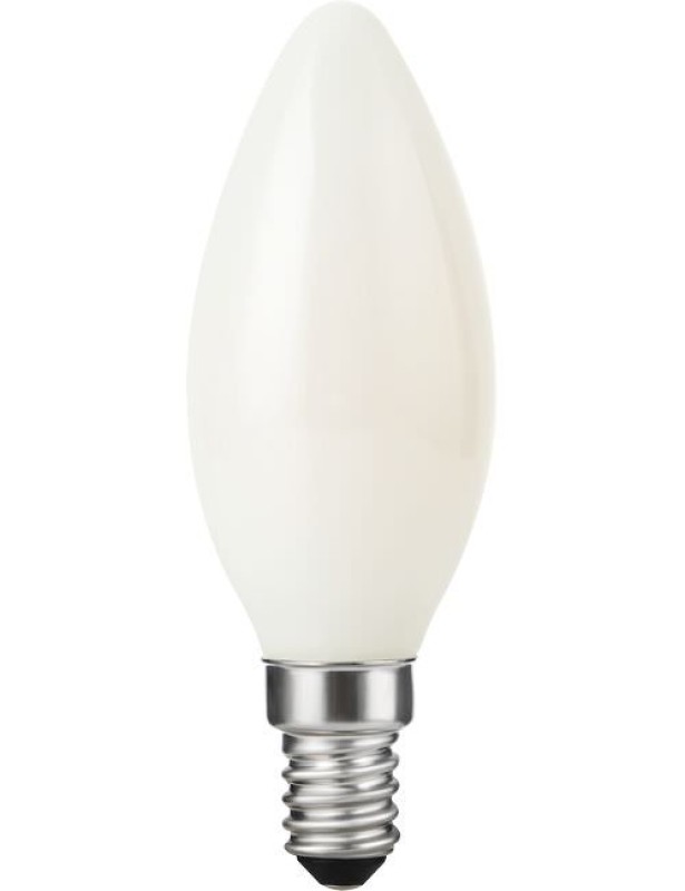 SPL LED Filament Dim to Warm Kerze C35x100 E14 4 W 320 lm 2000–2700K opal dimmbar