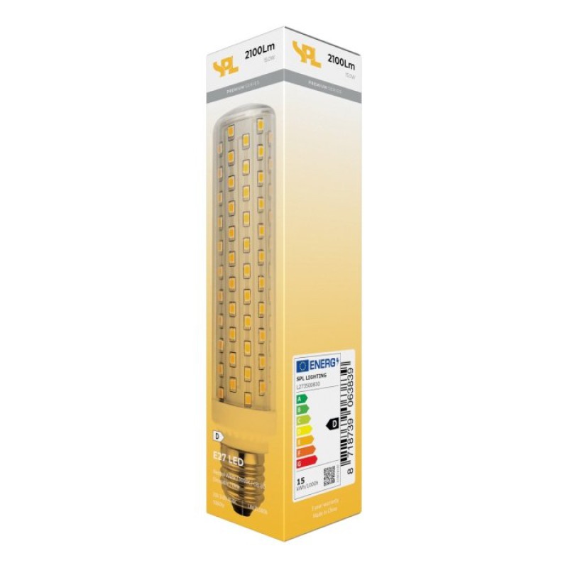 SPL LED Röhre T35x149 E27 15 W 2100 lm 3000K klar dimmbar