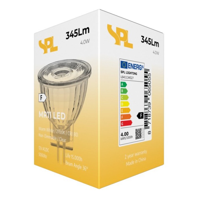 SPL LED Reflektor 35x38 GU4 4,2 W 345 lm 2700K klar