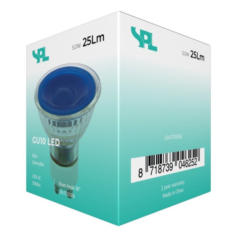 SPL LED Reflektor 50x54 GU10 5 W 25 lm diffus dimmbar