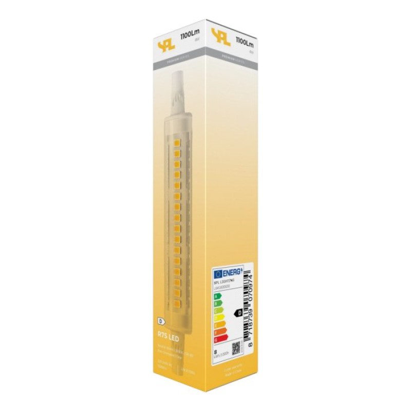 SPL LED Stablampe T16x118 R7s 8 W 1100 lm 3000K klar