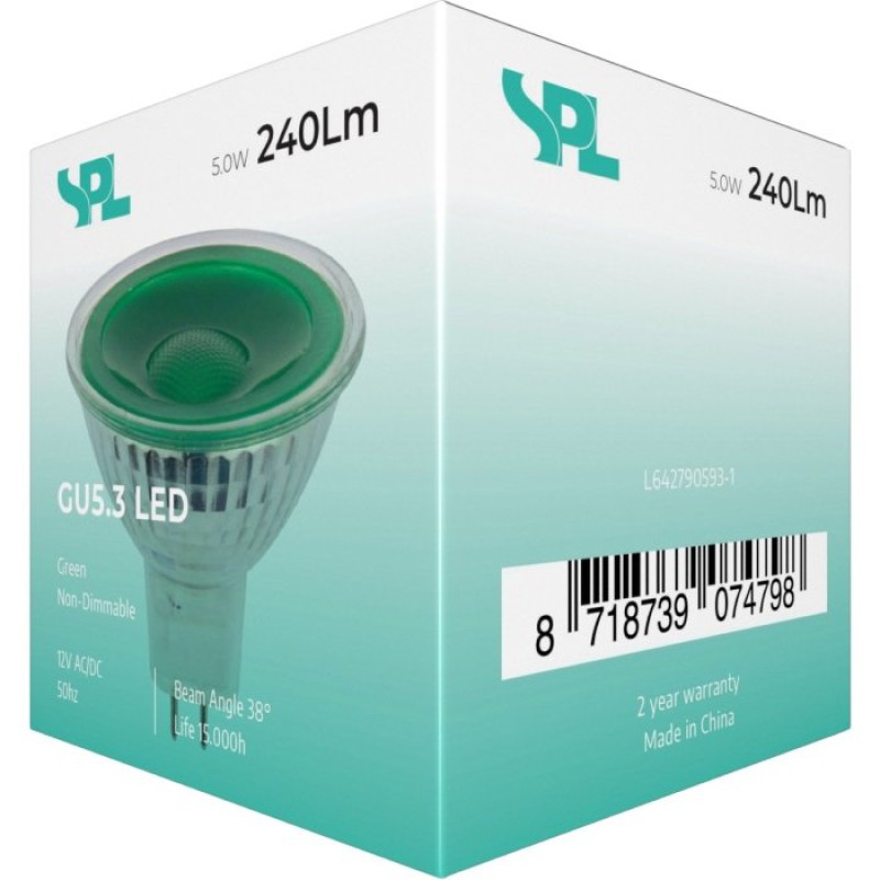 SPL LED Reflektor 50x47 GU5.3 5 W 240 lm diffus