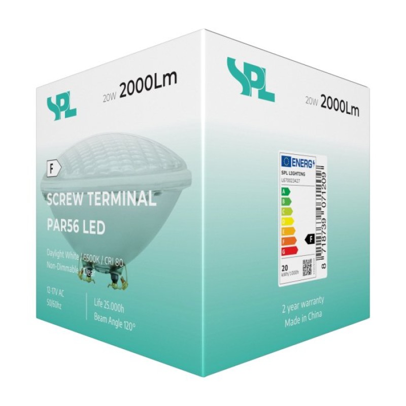 SPL LED Reflektor 177x114 Schraubklemme 20 W 2000 lm 6500K klar