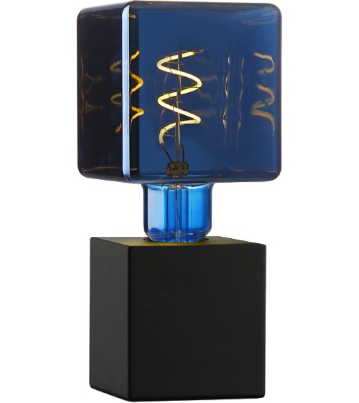 Preview: SPL LED Filament Würfel C95x155 E27 4 W 20 lm 3000K Blau dimmbar