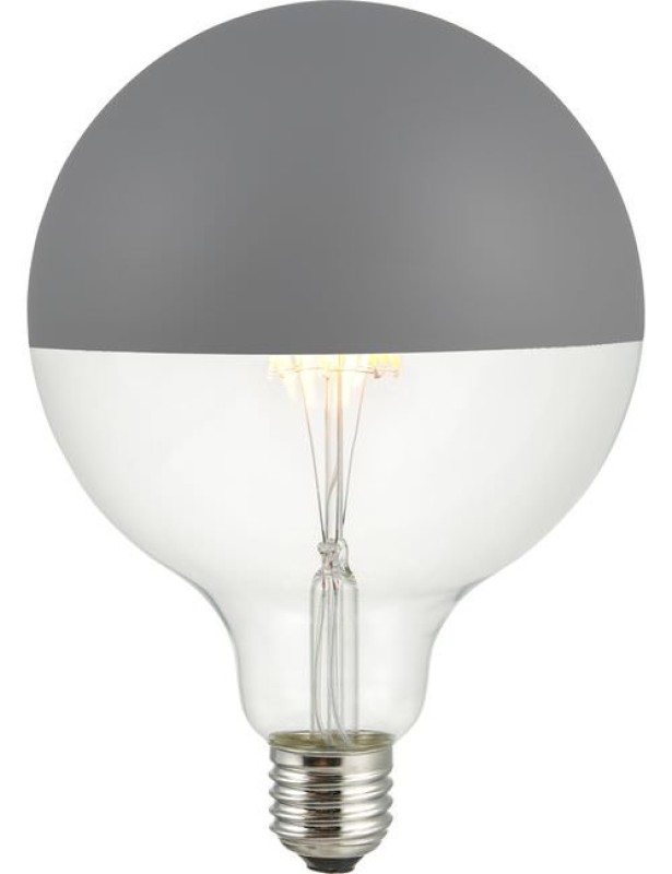 Preview: SPL LED Filament Globe G125x180 E27 6,5 W 470 lm 2500K Grau dimmbar