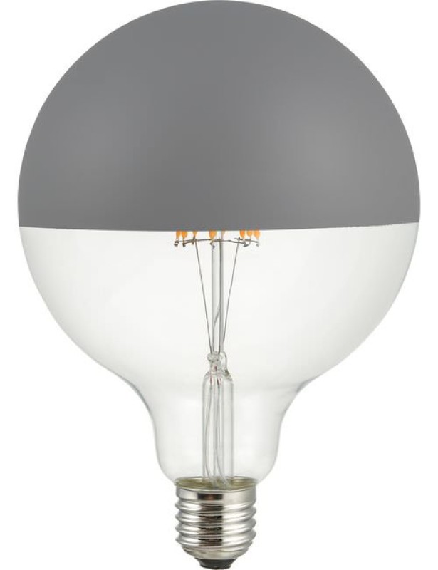 SPL LED Filament Globe G125x180 E27 6,5 W 470 lm 2500K Grau dimmbar