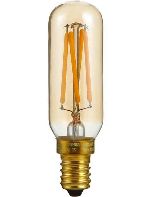SPL LED Filament Röhre T25x85 E14 4 W 250 lm 2200K Gold dimmbar