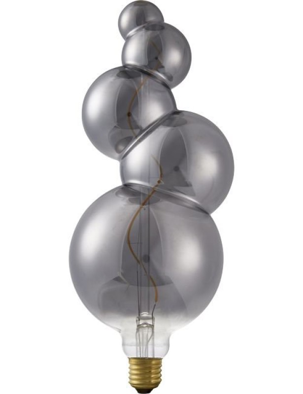 Preview: SPL LED Filament Bubble 125x325 E27 4 W 100 lm 2200K Rauchglas dimmbar