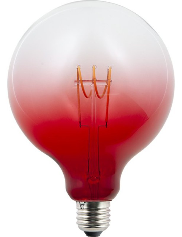 Preview: SPL LED Filament Globe G125x180 E27 4 W 140 lm 2200K Rot dimmbar