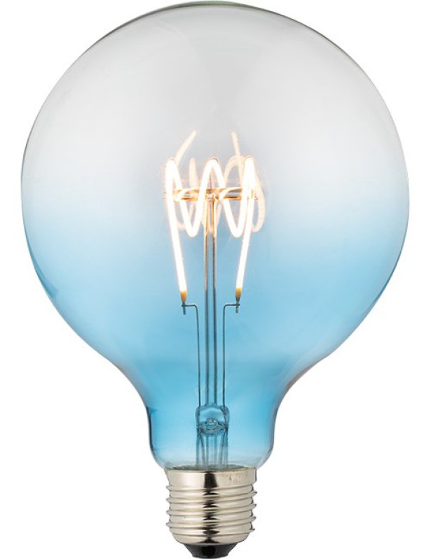 SPL LED Filament Globe G125x180 E27 4 W 140 lm 2200K Blau dimmbar