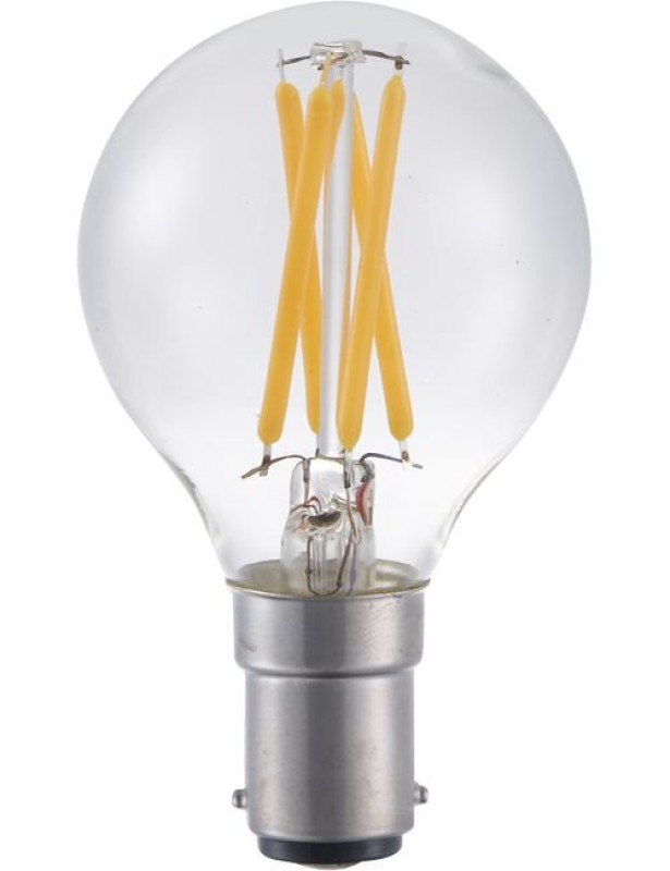 SPL LED Filament Globe G45x75 Ba15d 4 W 350 lm 2700K klar dimmbar