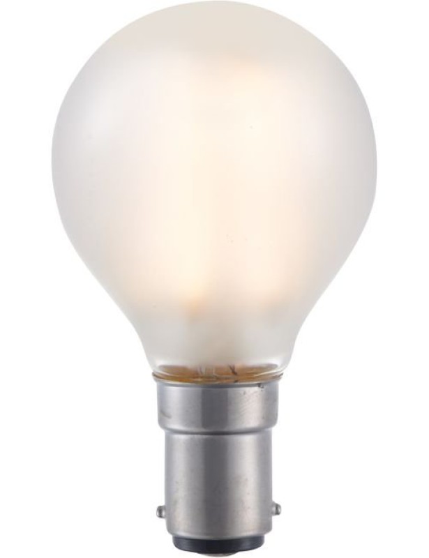 Preview: SPL LED Filament Globe G45x75 Ba15d 1,5 W 140 lm 2500K matt dimmbar