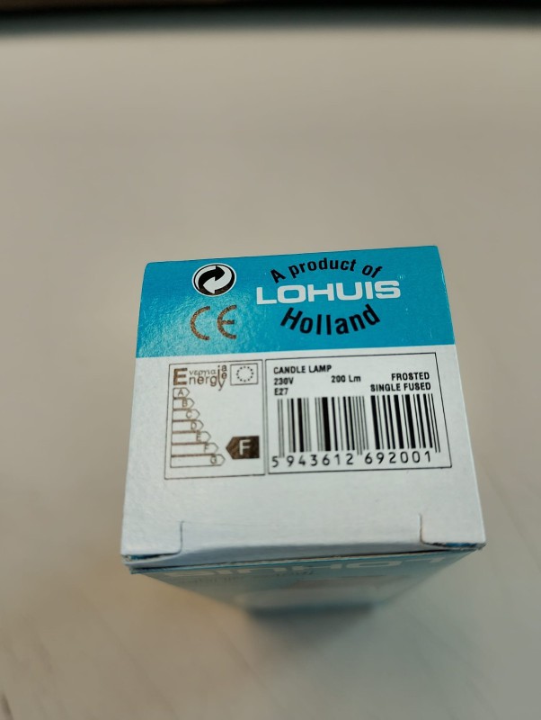 Preview: Lohuis Kerze E27 25W matt