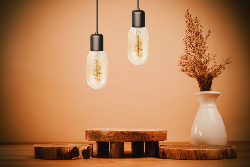 Preview: SPL LED Filament Röhre T45x110 E27 4,2 W 470 lm 2200K Gold dimmbar