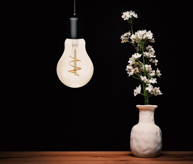 Preview: SPL LED Filament Birne A60x110 E27 4,2 W 470 lm 2200K Gold dimmbar
