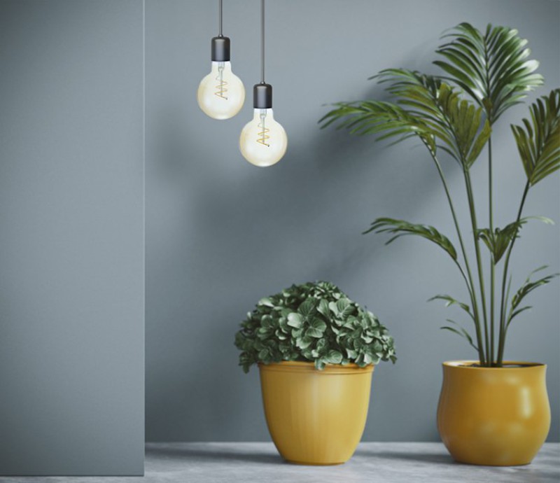 Preview: SPL LED Filament Globe G80x120 E27 4,2 W 470 lm 2200K Gold dimmbar