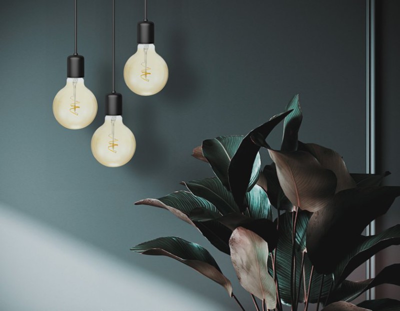 Preview: SPL LED Filament Globe G95x135 E27 4,2 W 470 lm 2200K Gold dimmbar