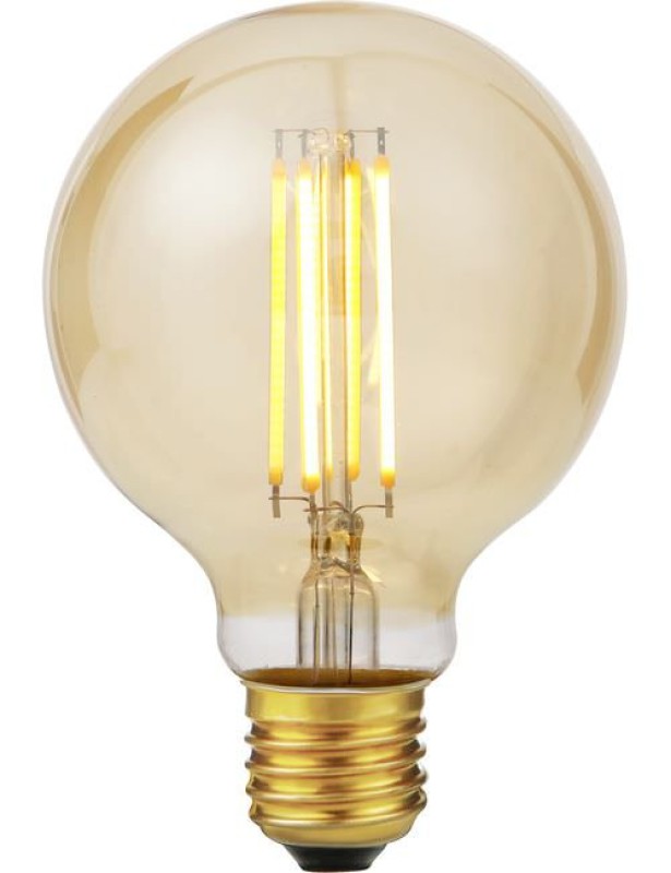 Preview: SPL LED Filament Globe G80x120 E27 6,5 W 550 lm 2200K Gold dimmbar