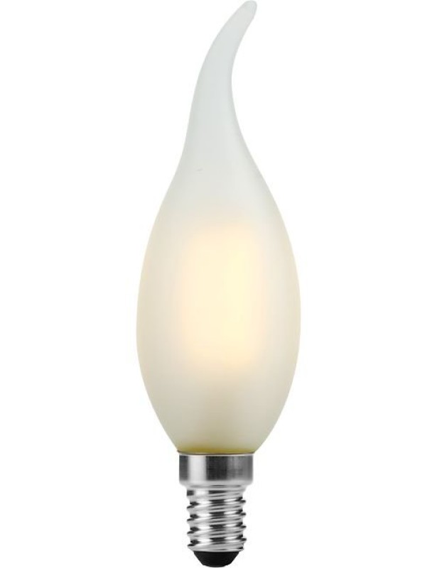 Preview: SPL LED Filament Windstoßkerze C35x120 E14 2 W 140 lm 2500K matt dimmbar