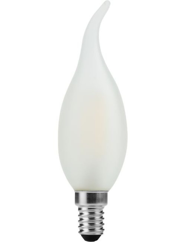 SPL LED Filament Windstoßkerze C35x120 E14 2 W 140 lm 2500K matt dimmbar