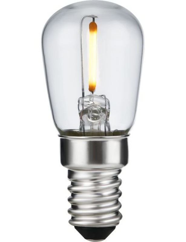 Preview: SPL LED Filament Röhre P26x56 E14 1 W 55 lm 2500K klar