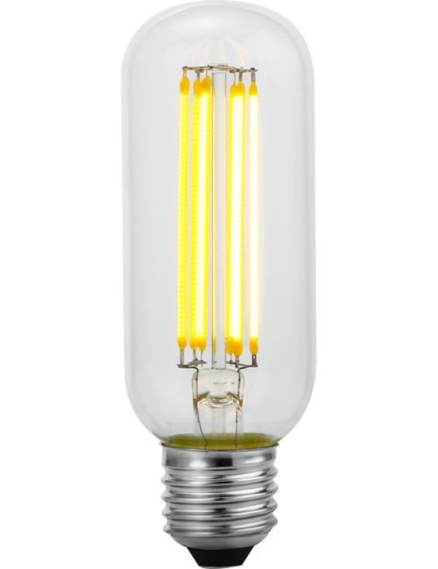 Preview: SPL LED Filament Röhre T45x130 E27 6,5 W 600 lm 2500K klar dimmbar