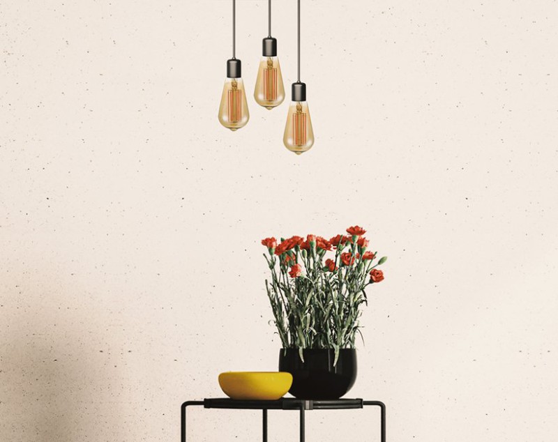 Preview: SPL LED Filament Rustika ST64x143 E27 6,5 W 550 lm 2200K Gold dimmbar
