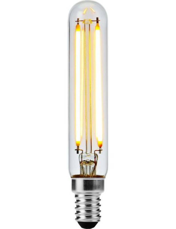 Preview: SPL LED Filament Röhre T20x115 E14 4 W 320 lm 2500K klar dimmbar
