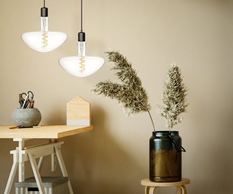 Preview: SPL LED Filament Pilz 200x180 E27 4 W 240 lm 2200K klar dimmbar