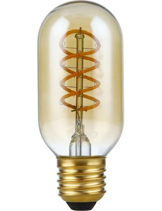 Preview: SPL LED Filament Röhre T45x110 E27 5 W 300 lm 2000K Gold dimmbar