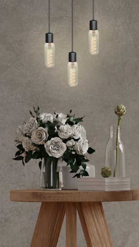 Preview: SPL LED Filament Röhre T45x130 E27 4 W 200 lm 2000K Gold dimmbar