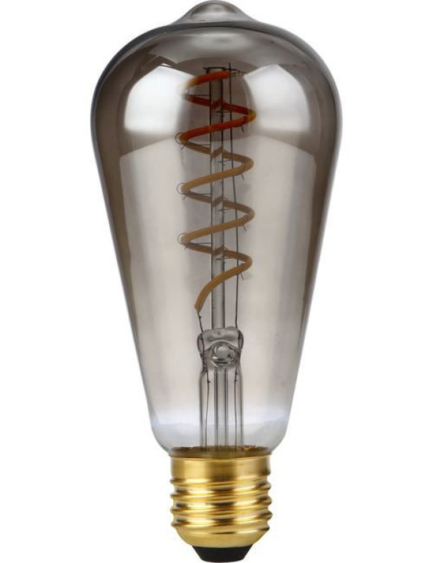 Preview: SPL LED Filament Rustika ST64x143 E27 4 W 150 lm 2200K Rauchglas dimmbar