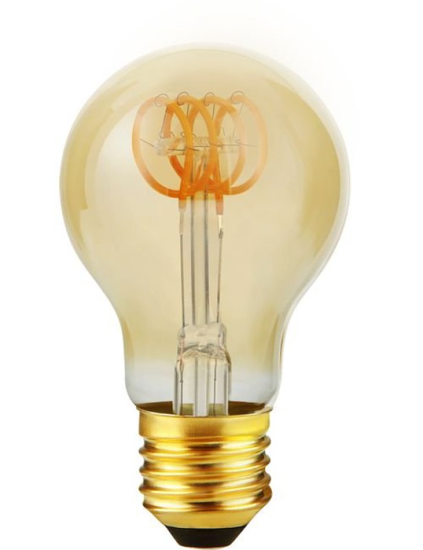 Preview: SPL LED Filament Birne A60x105 E27 4 W 210 lm 2000K Gold dimmbar