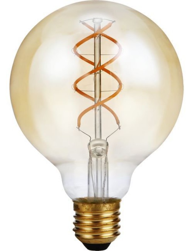 Preview: SPL LED Filament Globe G95x135 E27 5 W 300 lm 2000K Gold dimmbar