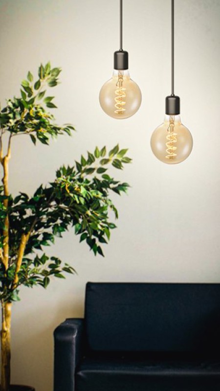 Preview: SPL LED Filament Globe G95x135 E27 4 W 200 lm 2000K Gold dimmbar
