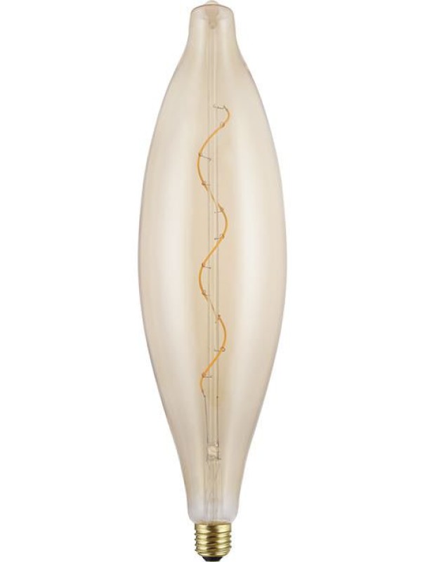 Preview: SPL LED Filament Röhre CT120x440 E27 4 W 280 lm 2000K Gold dimmbar
