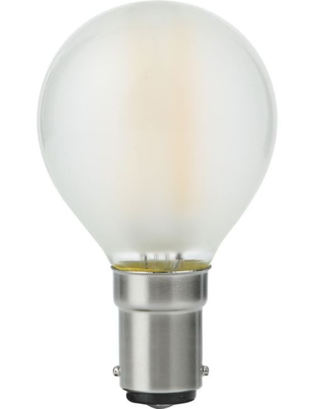 SPL LED Filament Globe G45x75 Ba15d 4 W 360 lm 2500K matt dimmbar