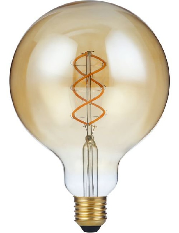 Preview: SPL LED Filament Globe G125x180 E27 5 W 460 lm 2200K Gold dimmbar
