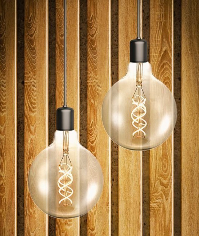 Preview: SPL LED Filament Globe G125x180 E27 5 W 460 lm 2200K Gold dimmbar