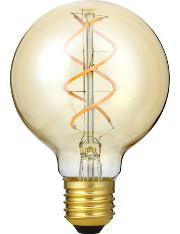 Preview: SPL LED Filament Globe G80x120 E27 5 W 460 lm 2200K Gold dimmbar