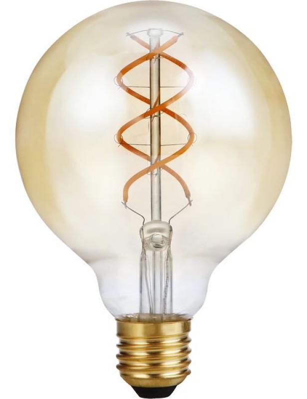 Preview: SPL LED Filament Globe G95x135 E27 5 W 460 lm 2200K Gold dimmbar