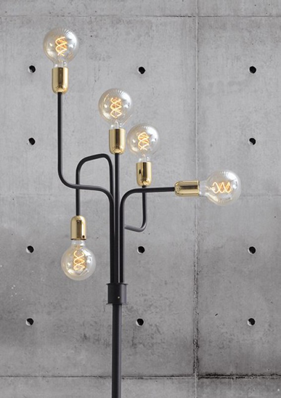Preview: SPL LED Filament Globe G95x135 E27 5 W 460 lm 2200K Gold dimmbar