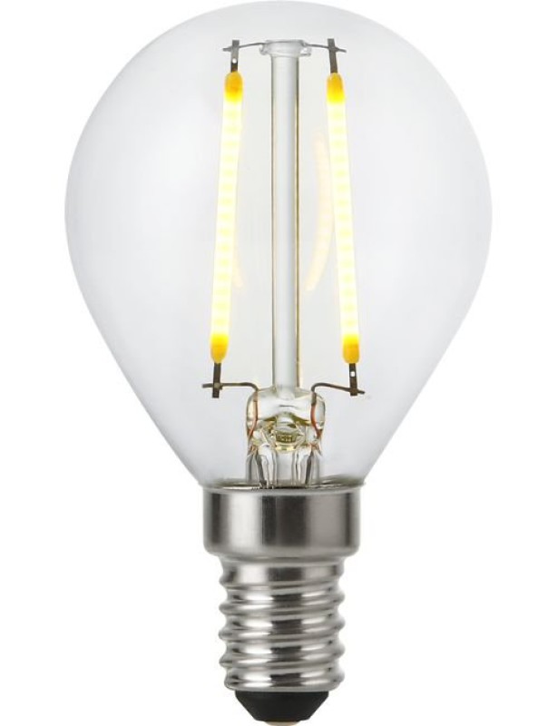 Preview: SPL LED Filament Globe G45x75 E14 2 W 160 lm 2700K klar dimmbar Ra90