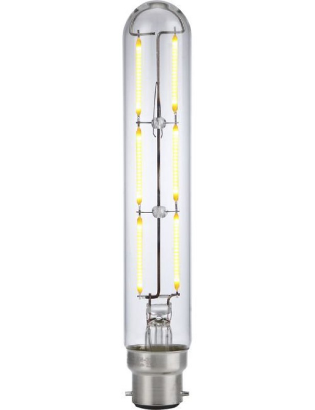 Preview: SPL LED Filament Röhre T30x171 Ba22d 5 W 470 lm 2200K klar dimmbar