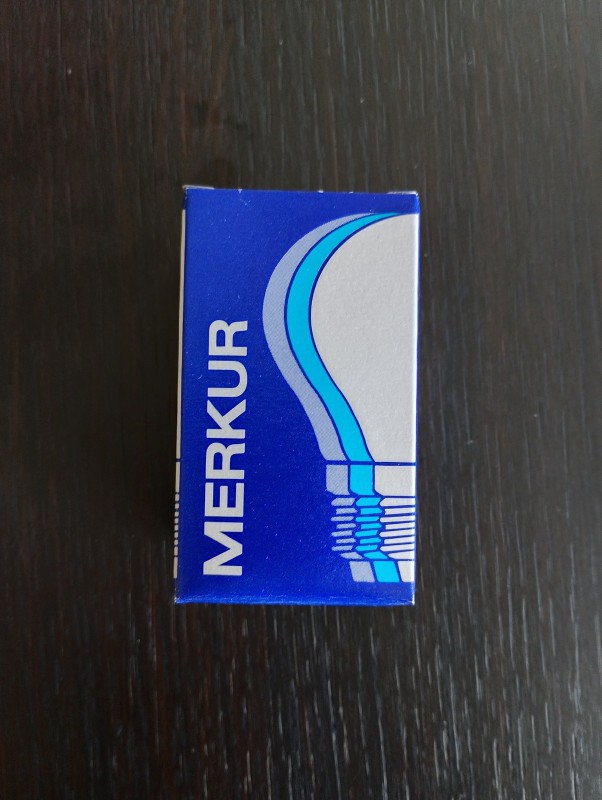 Merkur Tropfenlampe E14 60W matt
